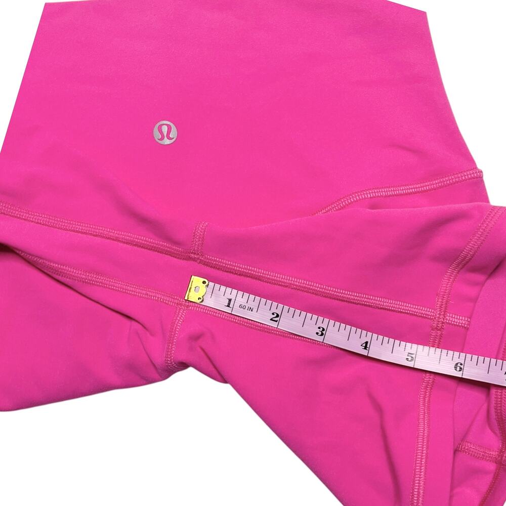 Lululemon Align Tank and Short 6" Sonic Pink Set Size 6 - Picture 3 of 6